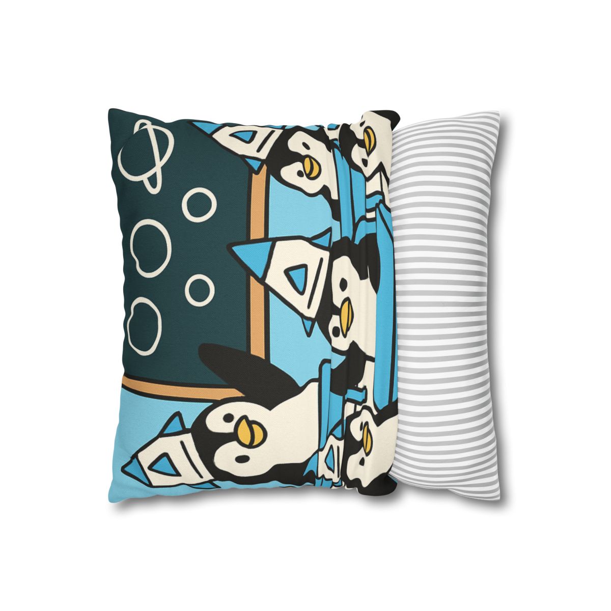 Rocket Penguin Class unique gift pillow cases