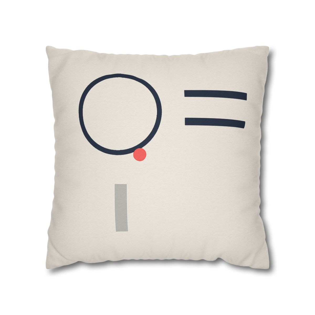 Quiet Orbit With Offset Bars designer print pillow cases