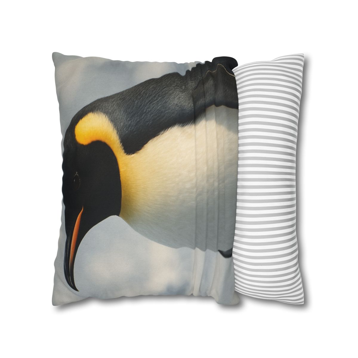 Aurora Drift Emperor Penguin comfortable bedding pillow covers