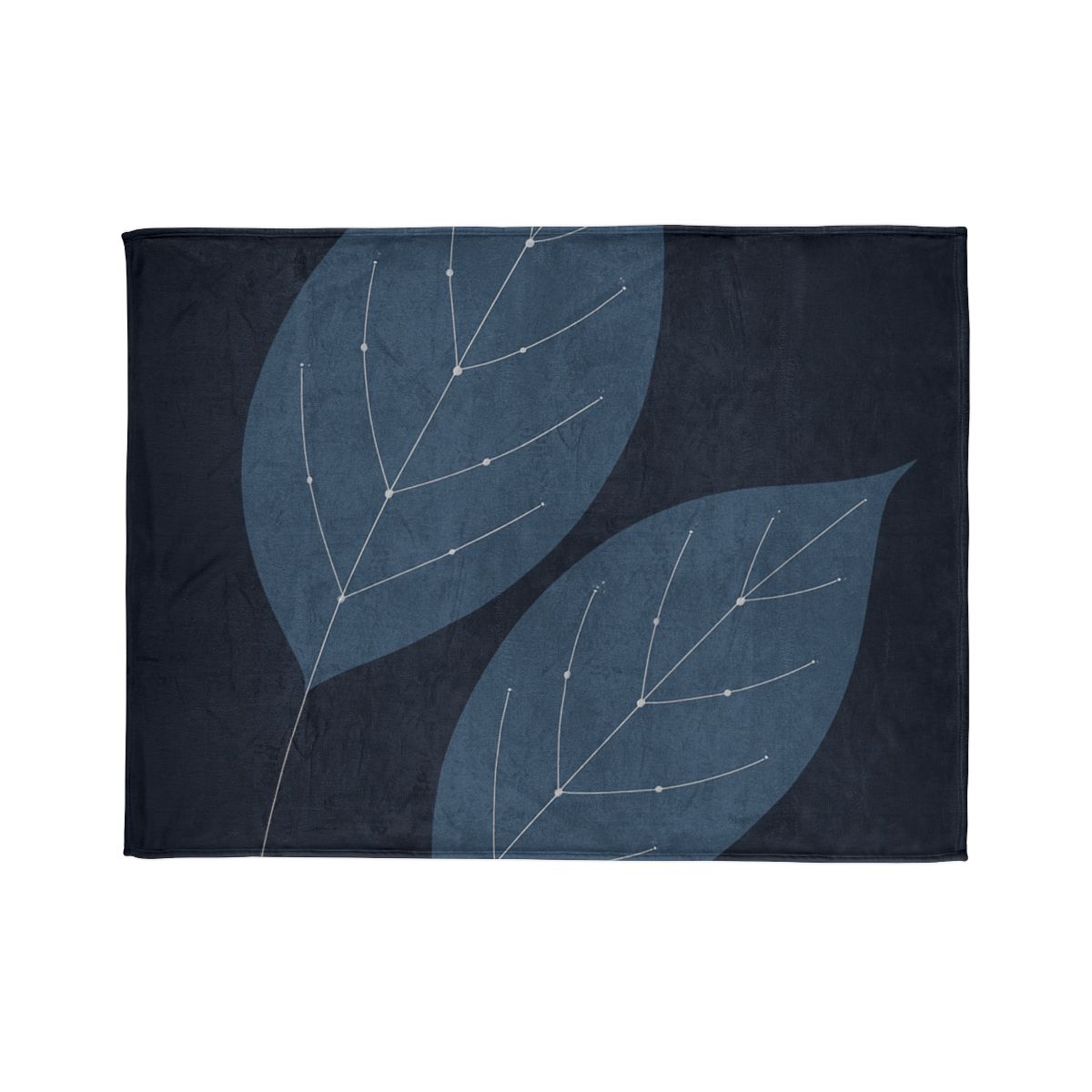Leaf Vein Constellation Map personalized cozy blankets