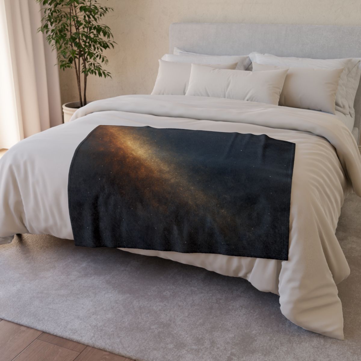 Stellar Dust Cascade decorative home blankets