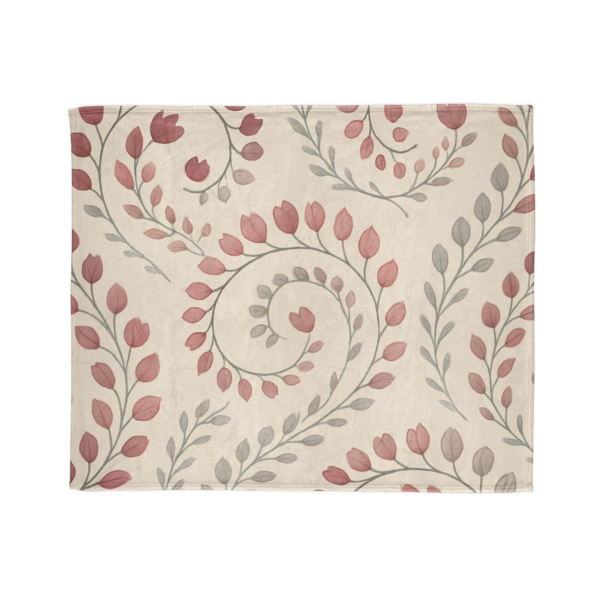 Bud Spiral Cascade soft fleece blankets