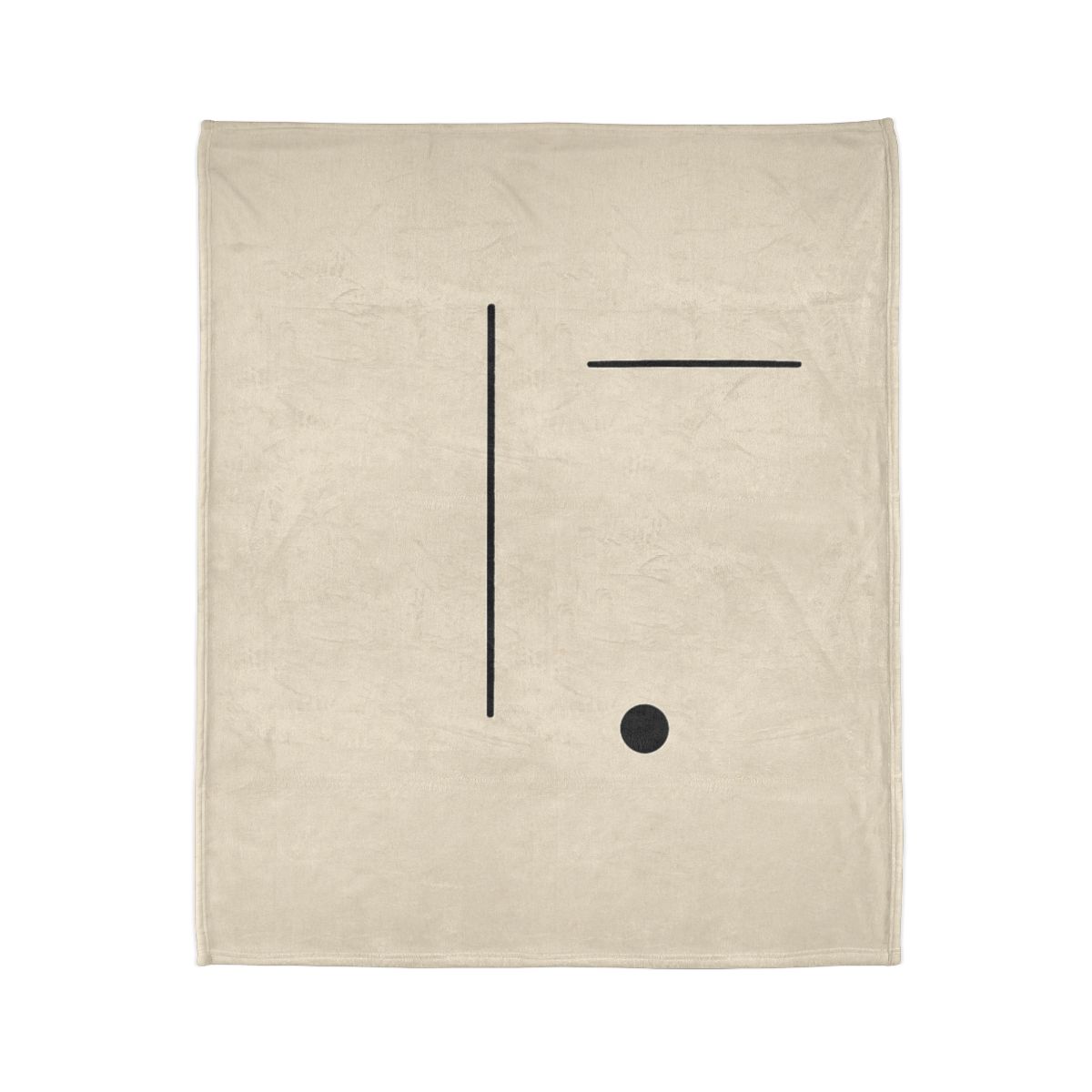 Triad Line And Dot Alignment soft fleece blankets