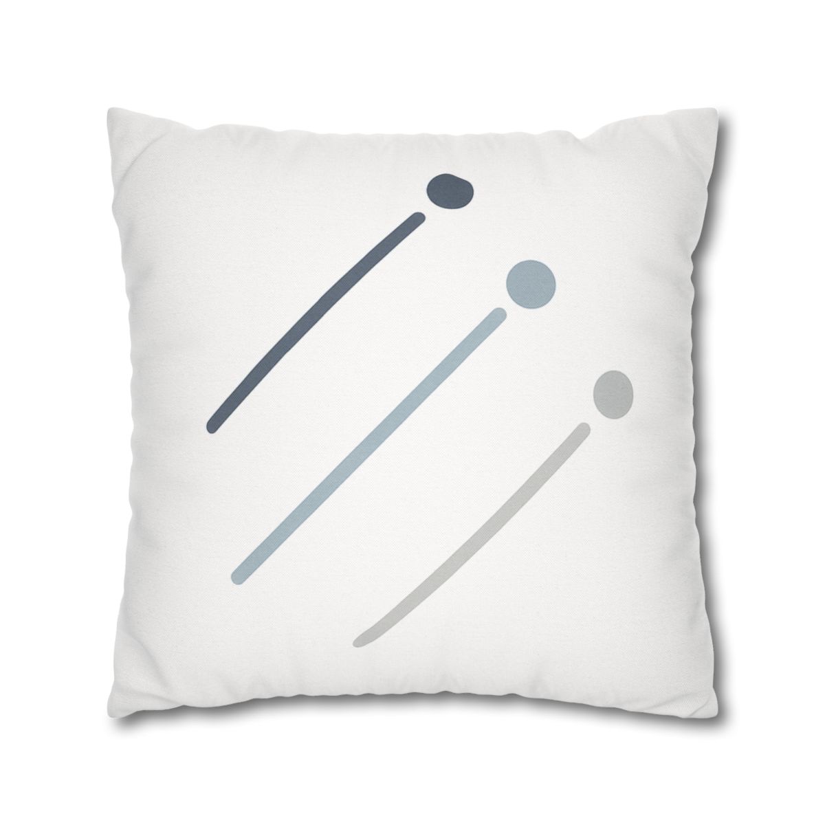 Parallel Comet Paths designer print pillow cases