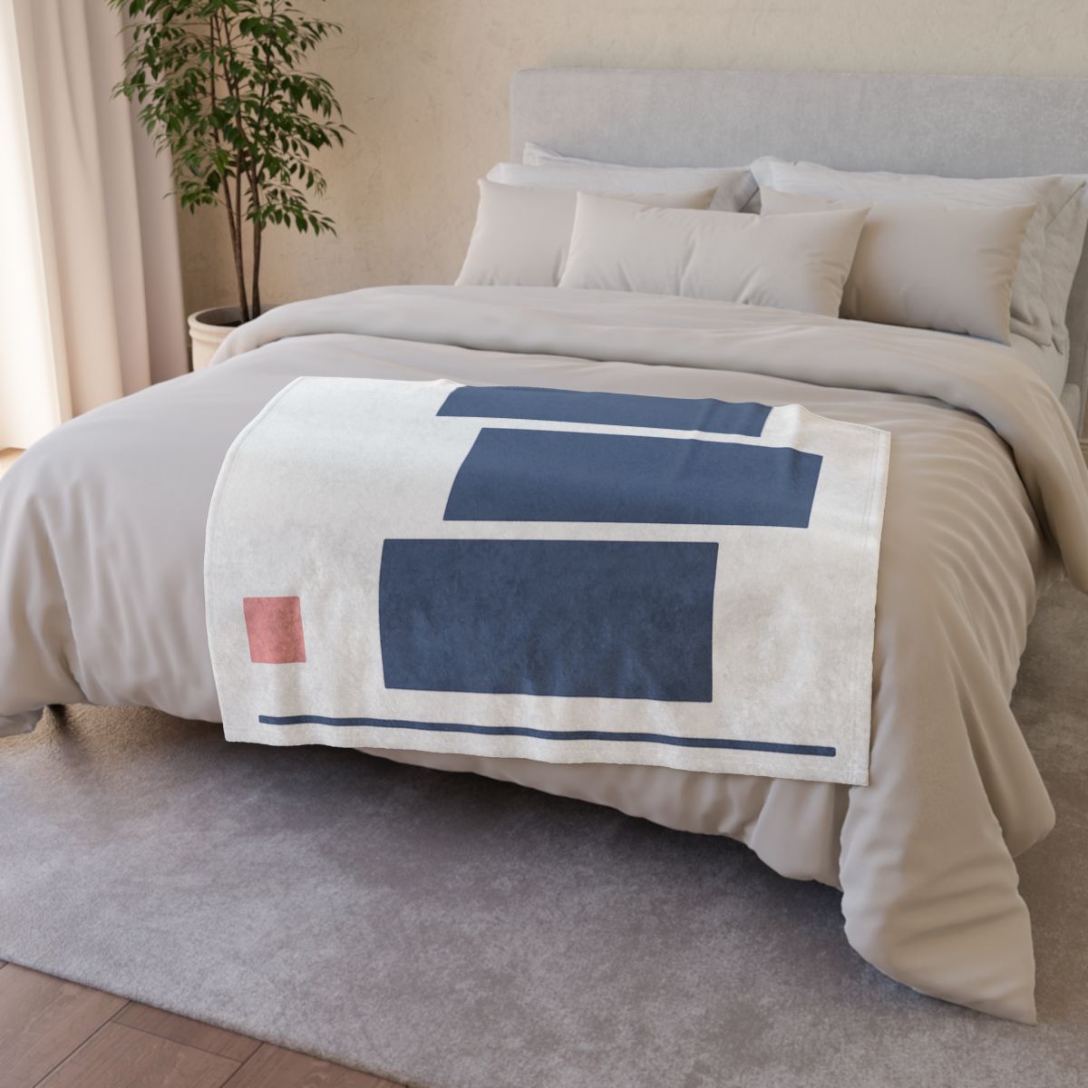 Balanced Rectangle Drift decorative home blankets