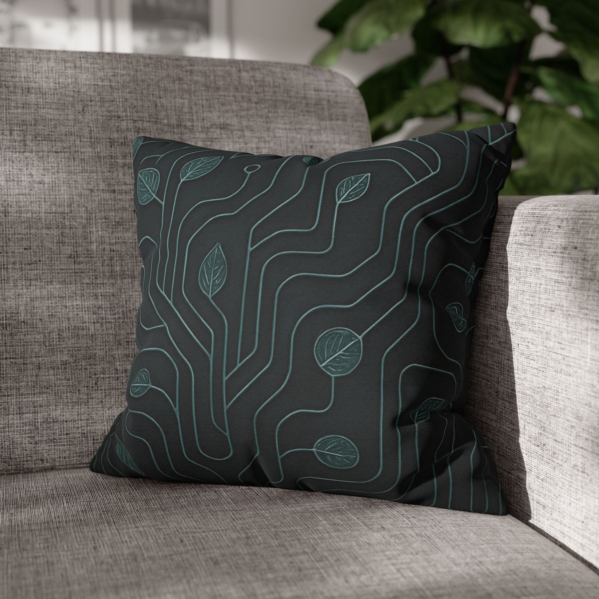 Vine Circuit Filigree stylish decorative pillowcases