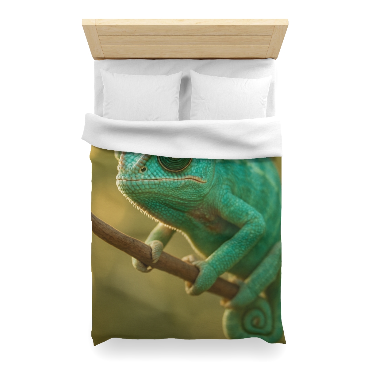Prism Gaze Veiled Chameleon designer printed duvets