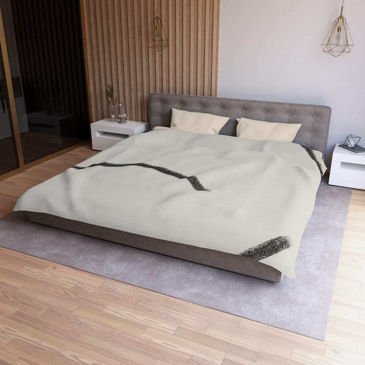 Concentric Arc Interval trendy bedroom duvets