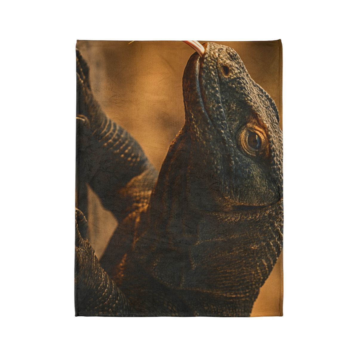 Molten Scale Komodo Dragon trendy patterned blankets
