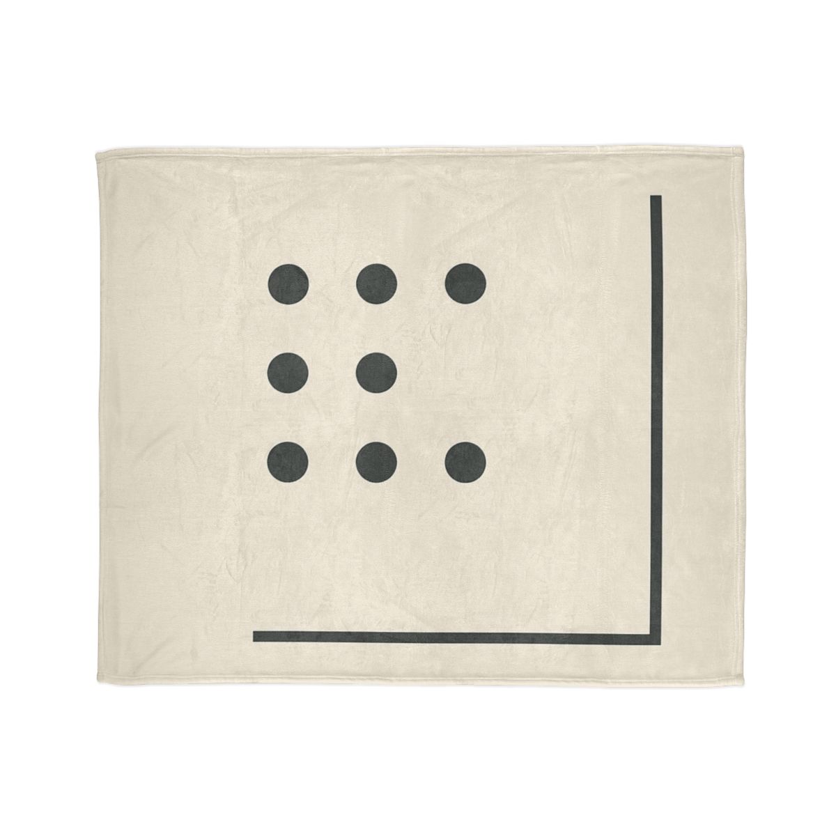 Sparse Dot Grid With Broken Frame warm winter blankets