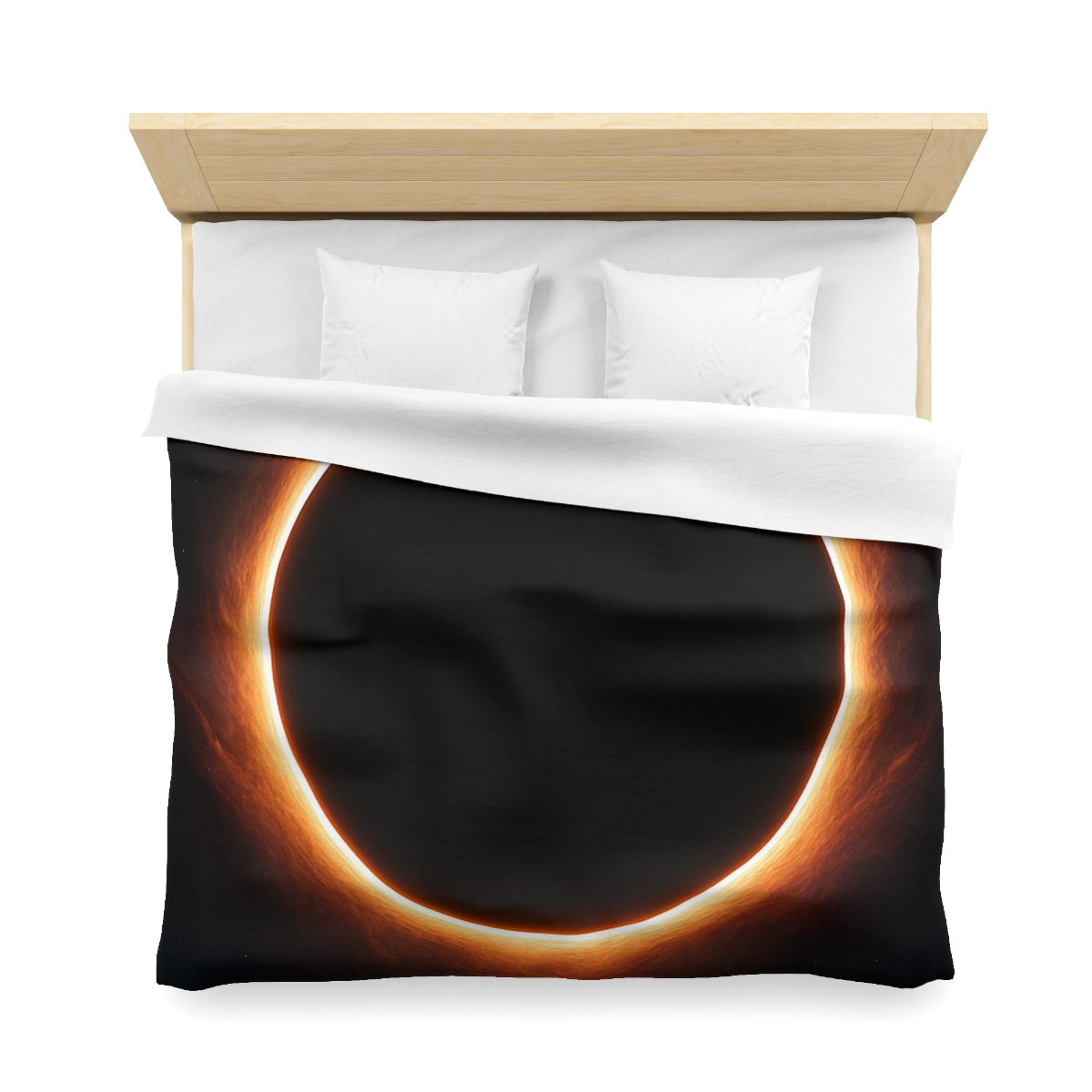 Dark Horizon Singularity Glow personalized bedding duvets