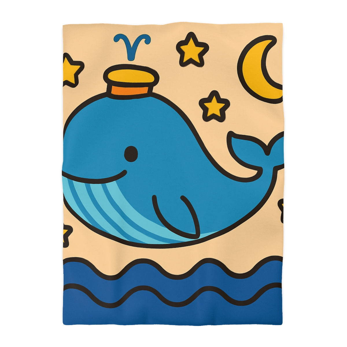 Starlight Whale Voyage custom duvets