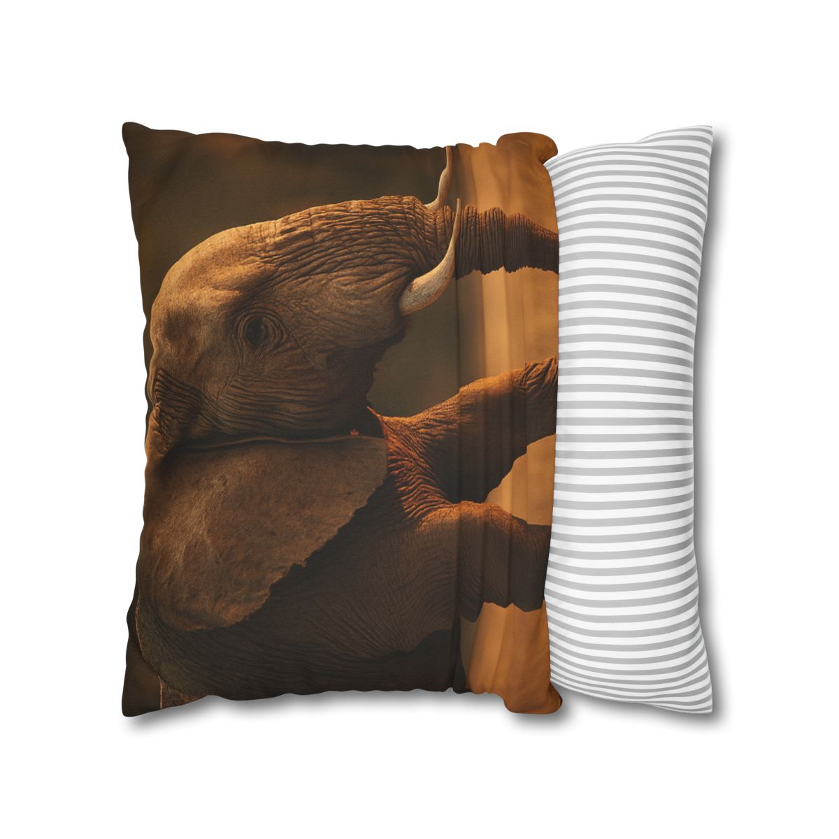 Savannah Sentinel Elephant designer print pillow cases