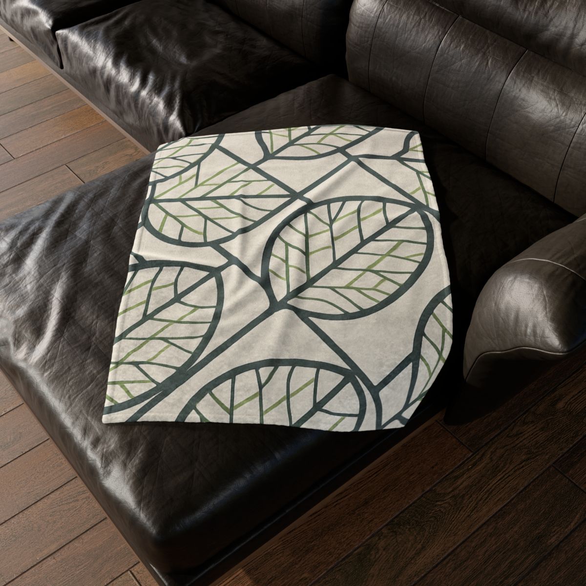 Venation Circuit Grid decorative home blankets