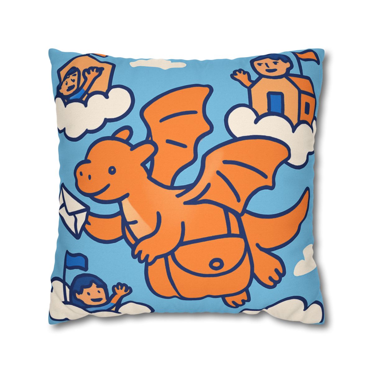 Cloud City Dragon Mail personalized pillow covers