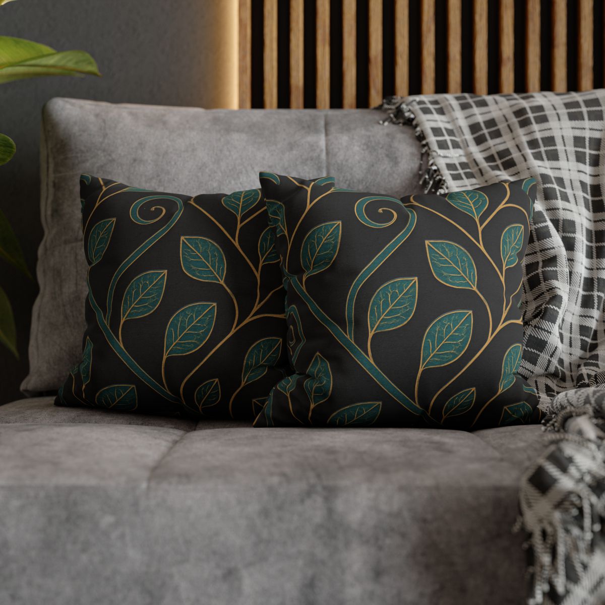 Vine Circuit Lattice custom pillow cases