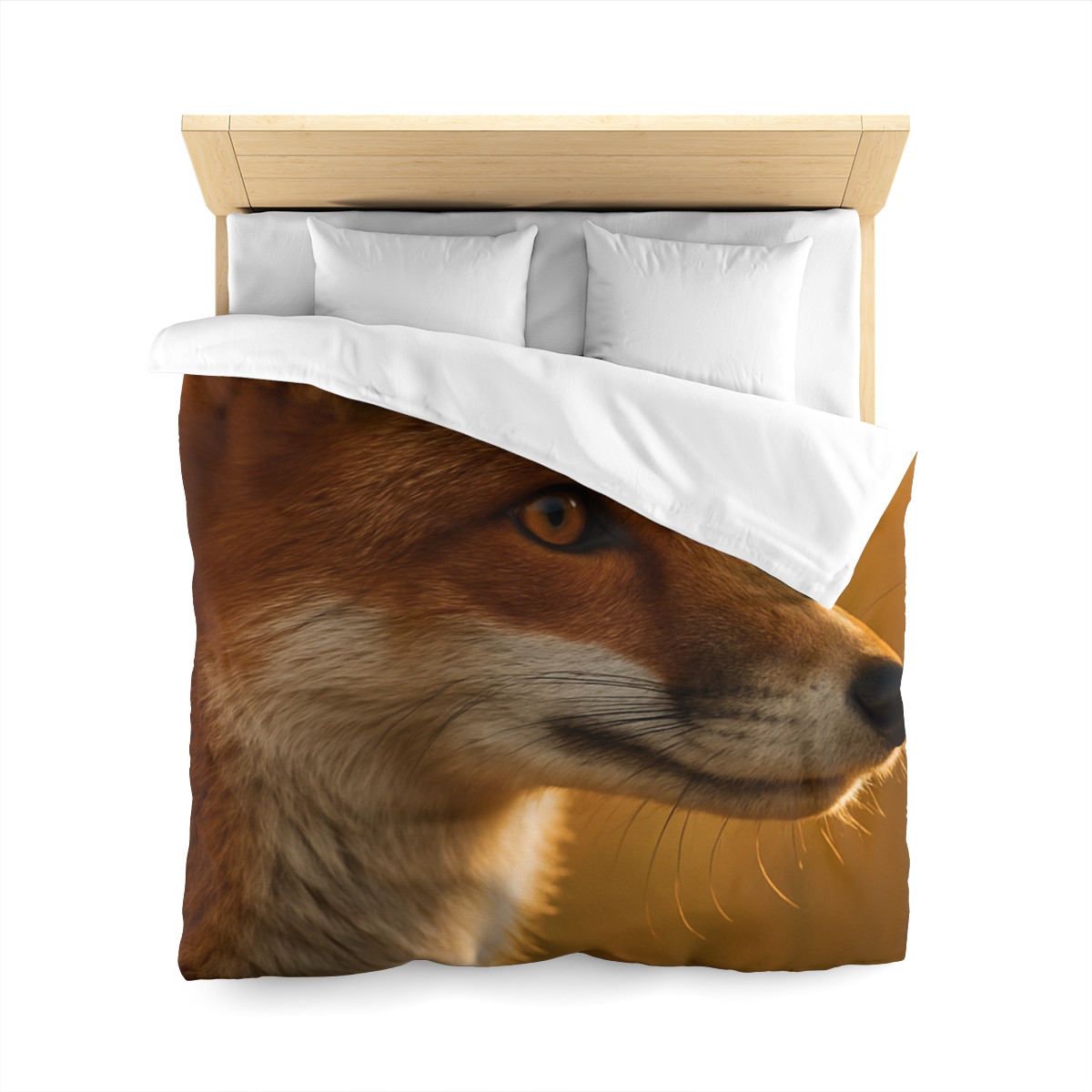 Amber Gaze Red Fox soft comforter duvets
