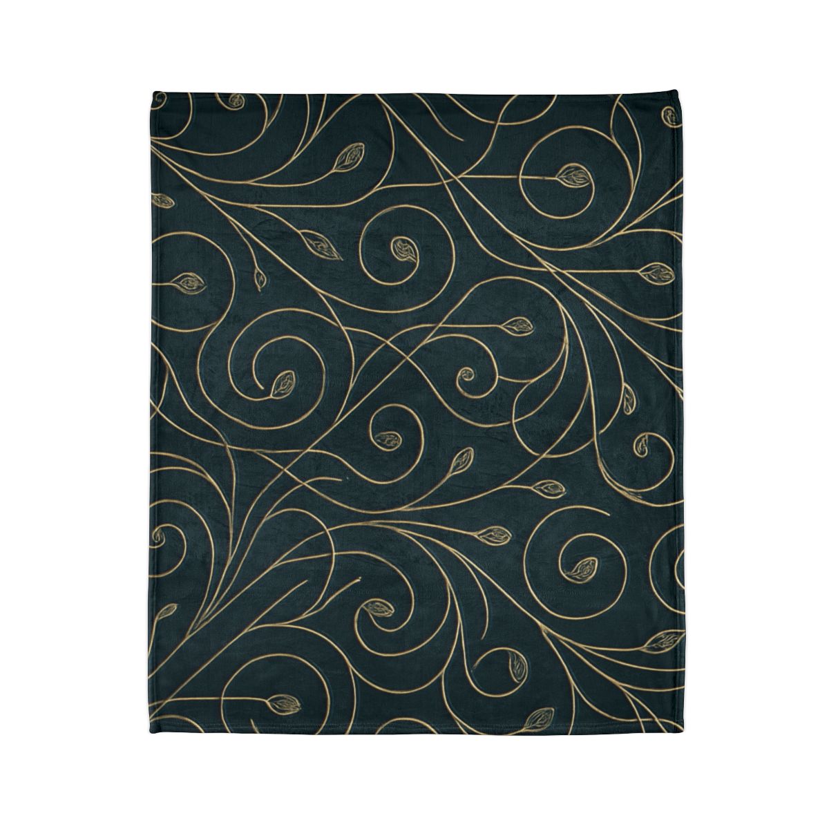 Vine Circuit Filigree designer printed blankets