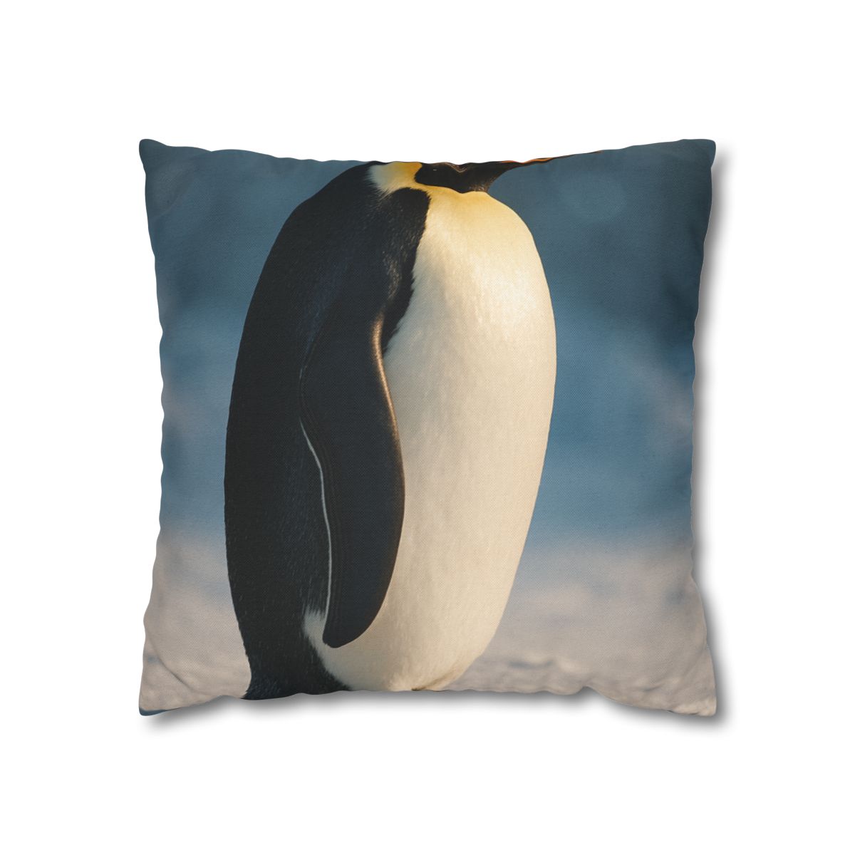 Silver Horizon Emperor Penguin stylish decorative pillowcases