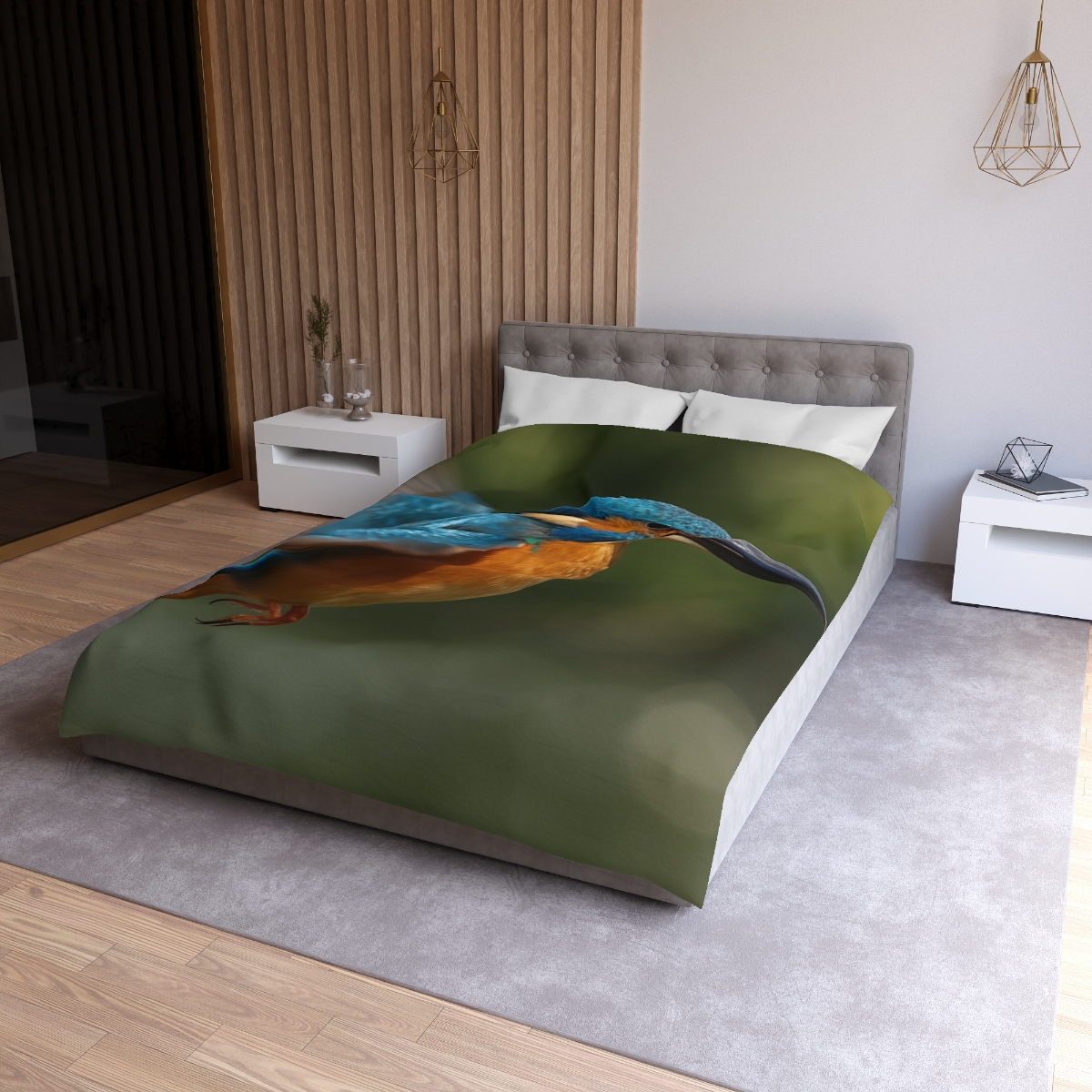 Kingfisher Sapphire Dive warm winter duvets