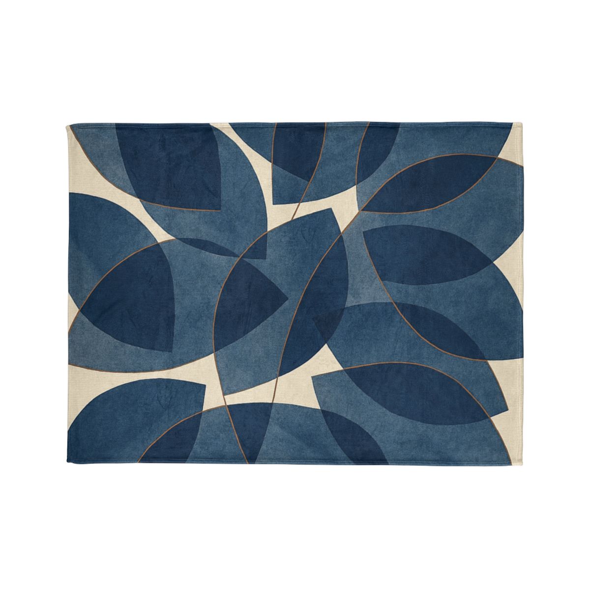 Petal Overlay Mosaic personalized cozy blankets