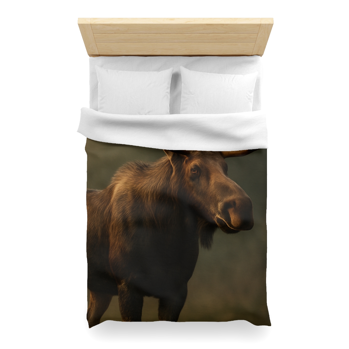 Starlit Crown Moose designer printed duvets