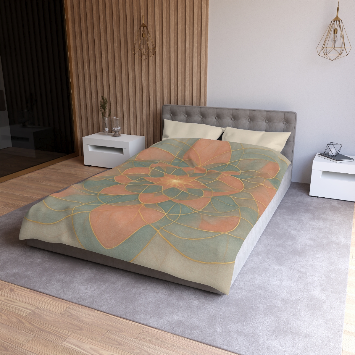 Petal Orbit Lattice trendy bedroom duvets