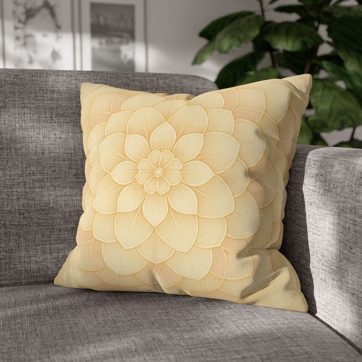 Petal Halo Lattice stylish decorative pillowcases