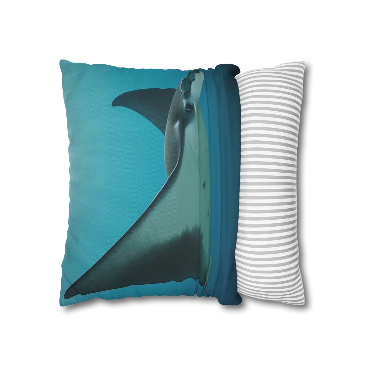 Tidal Wings Reef Manta Ray unique gift pillow cases