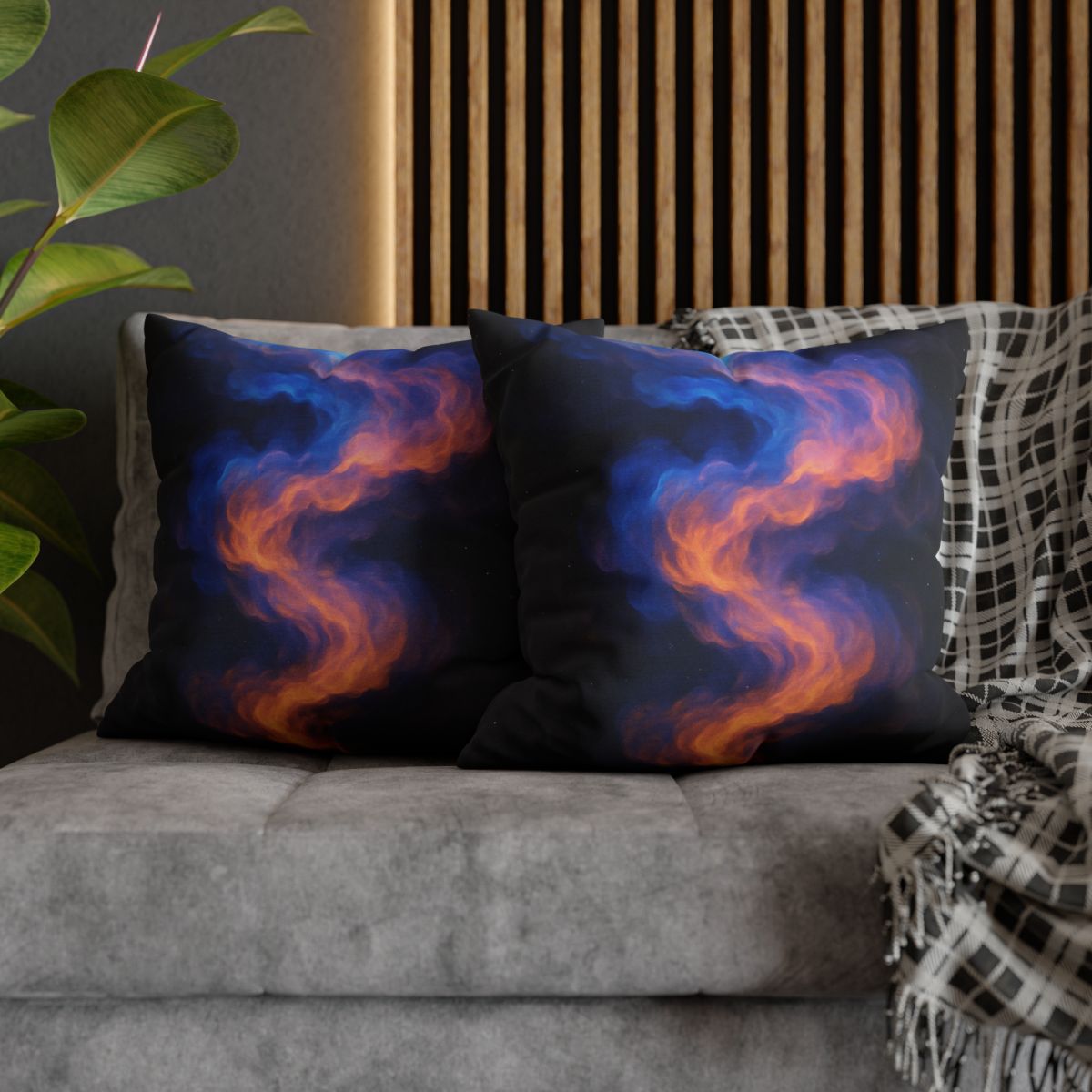 Spectral Nebula Cascade trendy patterned pillow cases