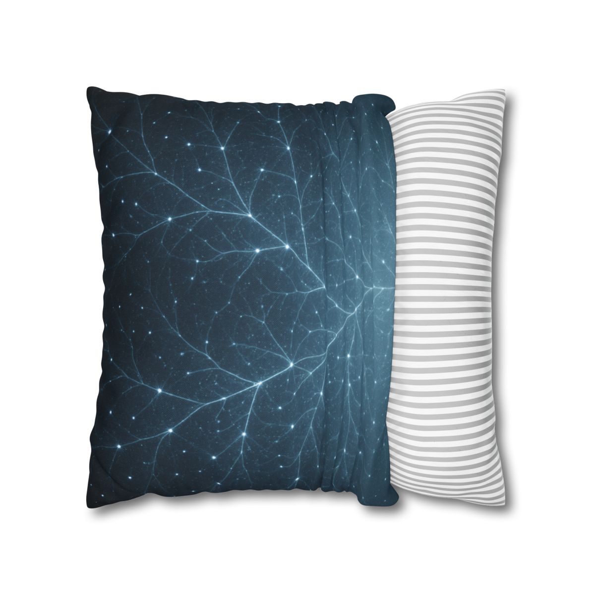 Starlit Fractal Canopy soft cotton pillow cases