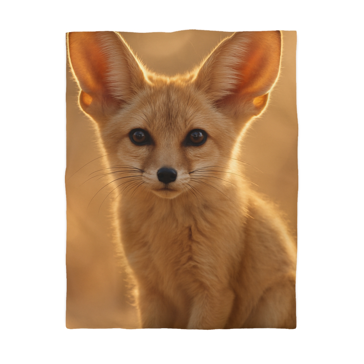 Ember Dusk Fennec Fox designer printed duvets