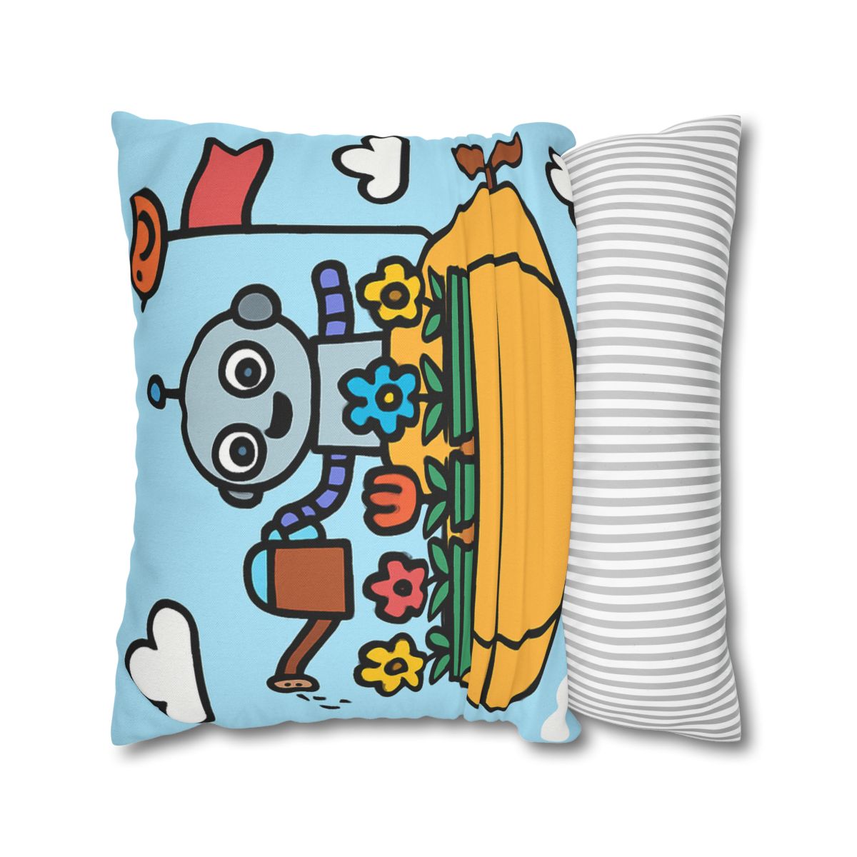 Sky Garden On A Friendly Airship trendy patterned pillow cases