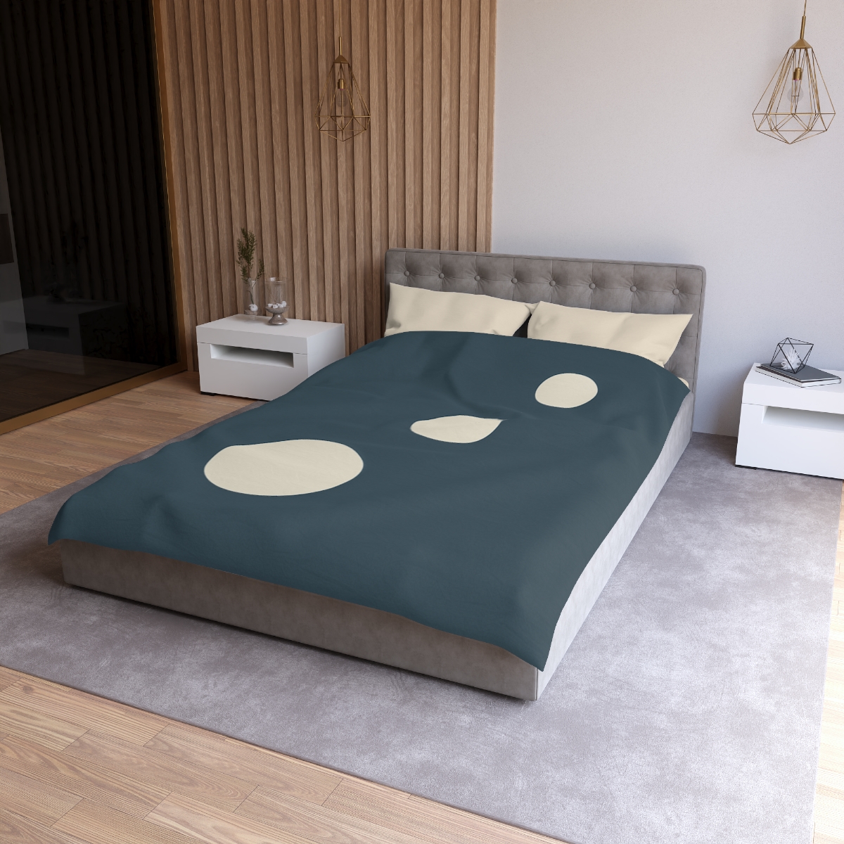 Trio Of Staggered Circles stylish duvet covers
