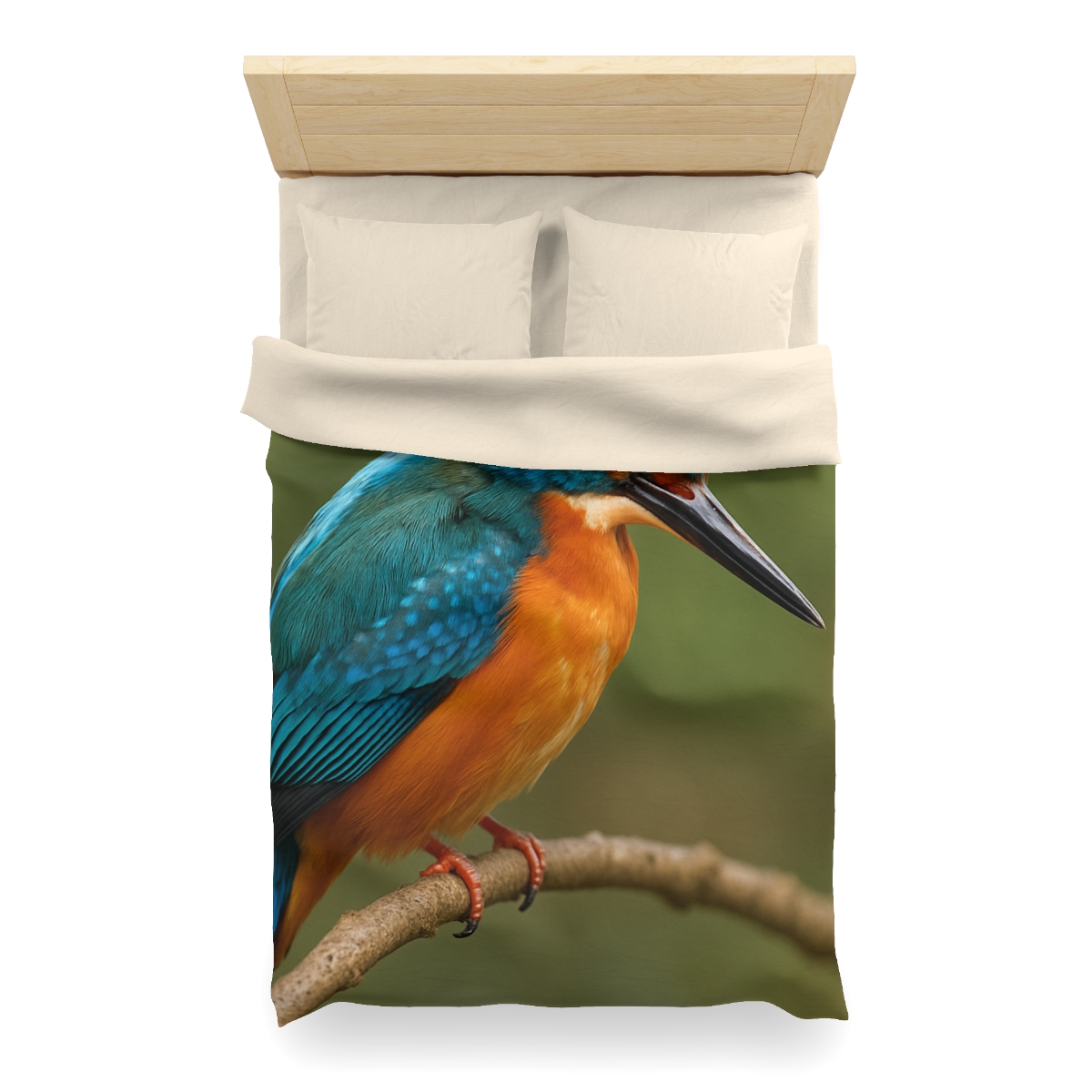 Emerald Flash Kingfisher duvets for gifts