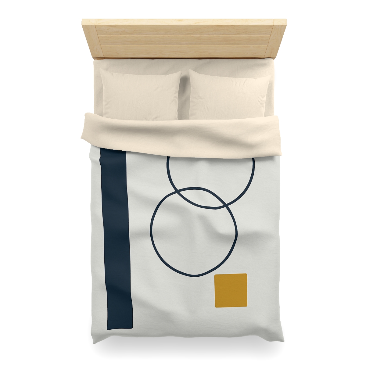 Staggered Rings With Anchored Column soft comforter duvets