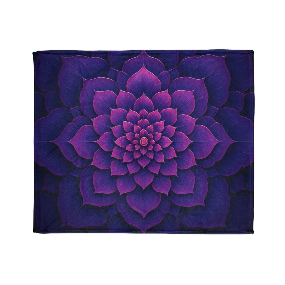 Bloom Ripple Mandala stylish throw blankets
