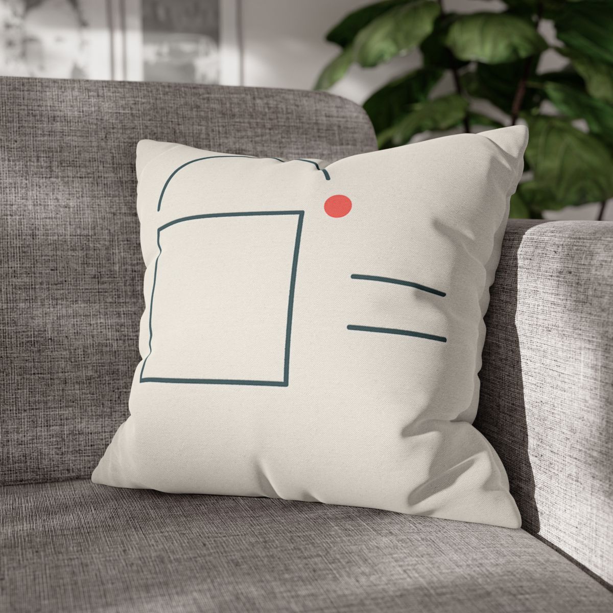 Open Frame With Drifting Arc personalized pillow covers