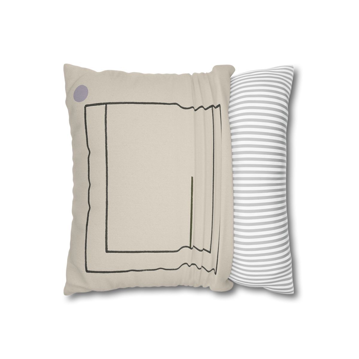 Nested Square And Crossing Short Line comfortable bedding pillow covers