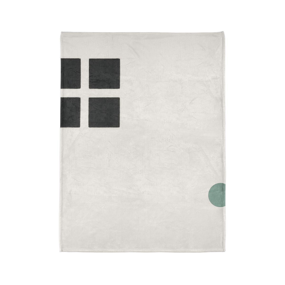 Corner Grid And Wandering Planet personalized cozy blankets