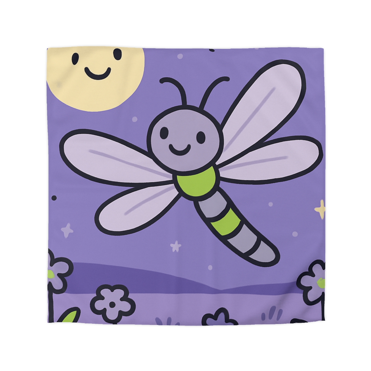 Moonlight Meadow Dragonfly custom duvets