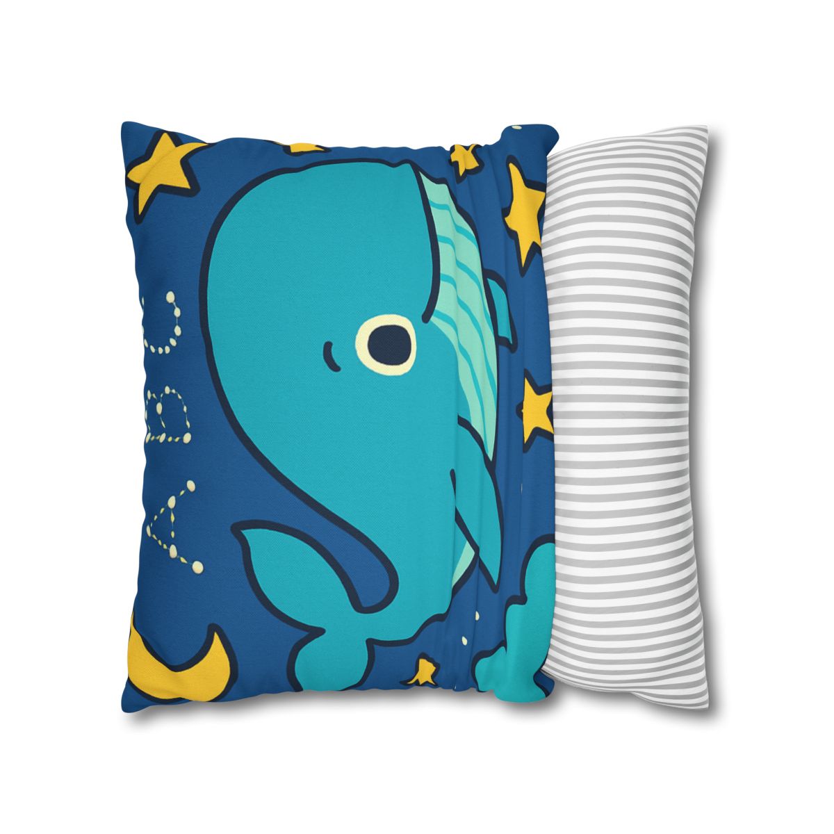 Starry Whale Expedition custom pillow cases