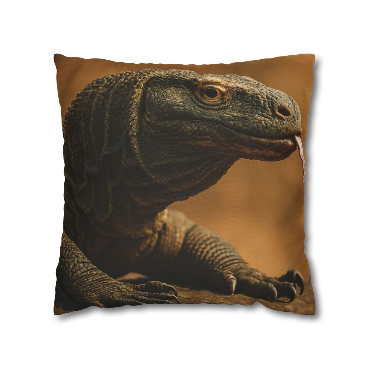Ancient Sentinel Komodo Dragon trendy patterned pillow cases