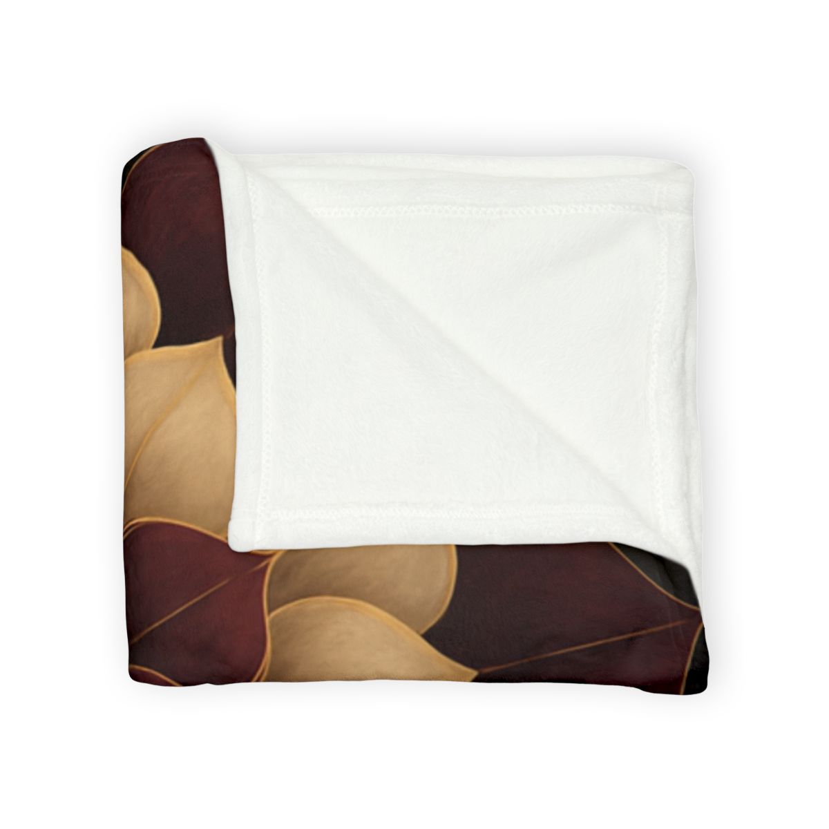 Petal Orbit Mandala personalized cozy blankets