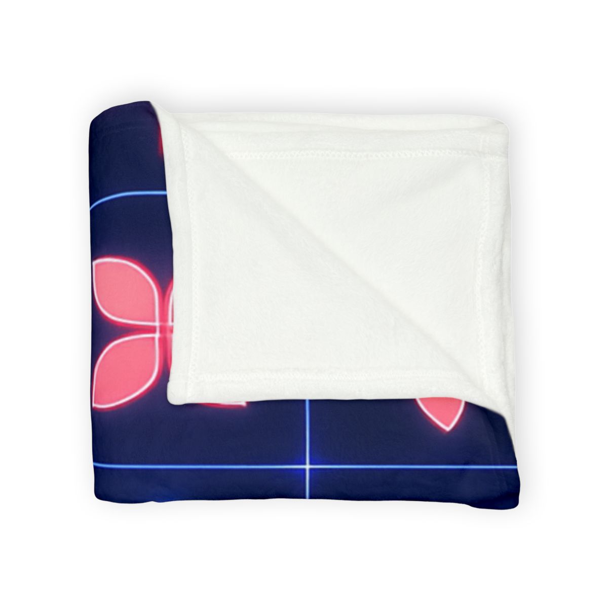 Quantum Blossom Grid warm winter blankets