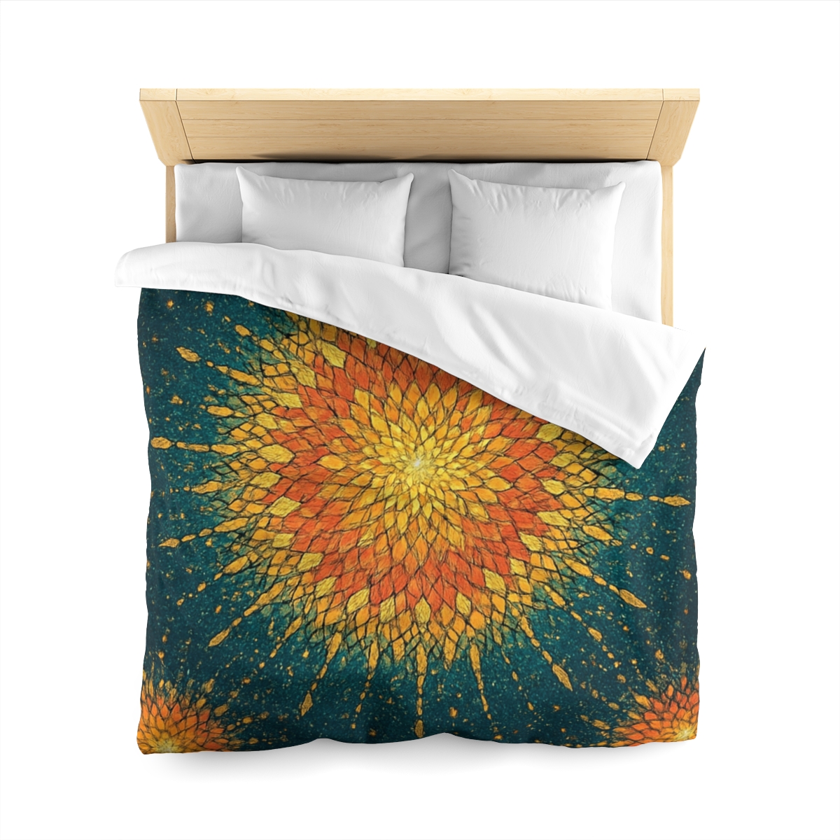 Starburst Mosaic Halo custom duvets