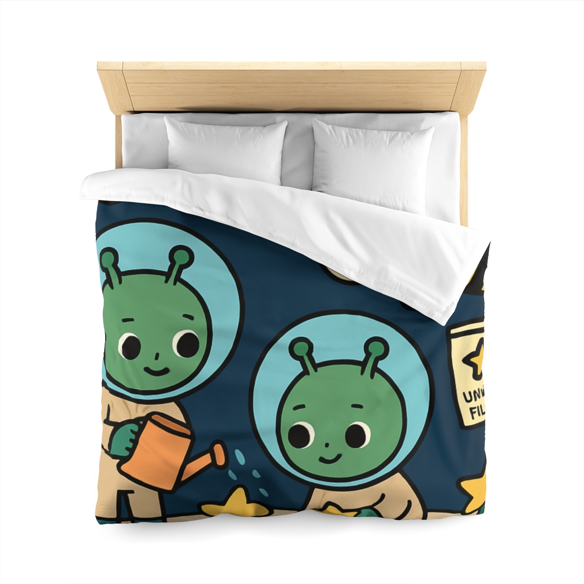 Comet Gardeners On Moon Meadow unique patterned duvets