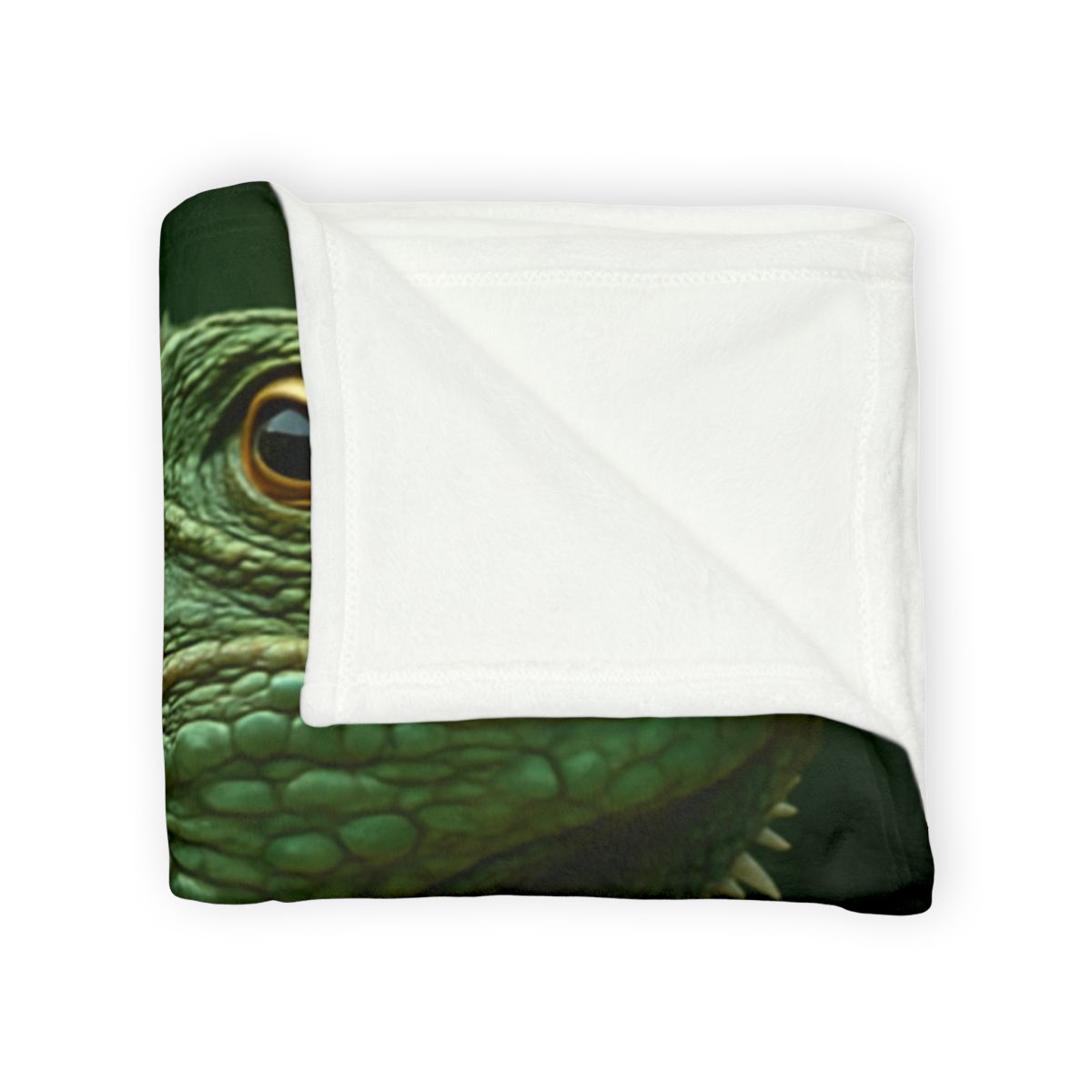 Sunlit Perch Green Iguana unique gift blanketscustom blankets