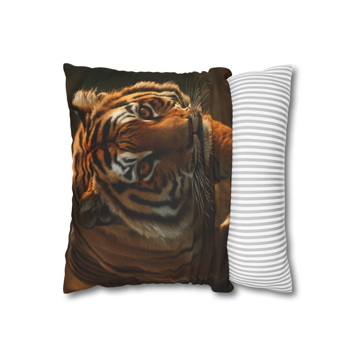 Forest Stalker Bengal Tiger personalized pillow covers
