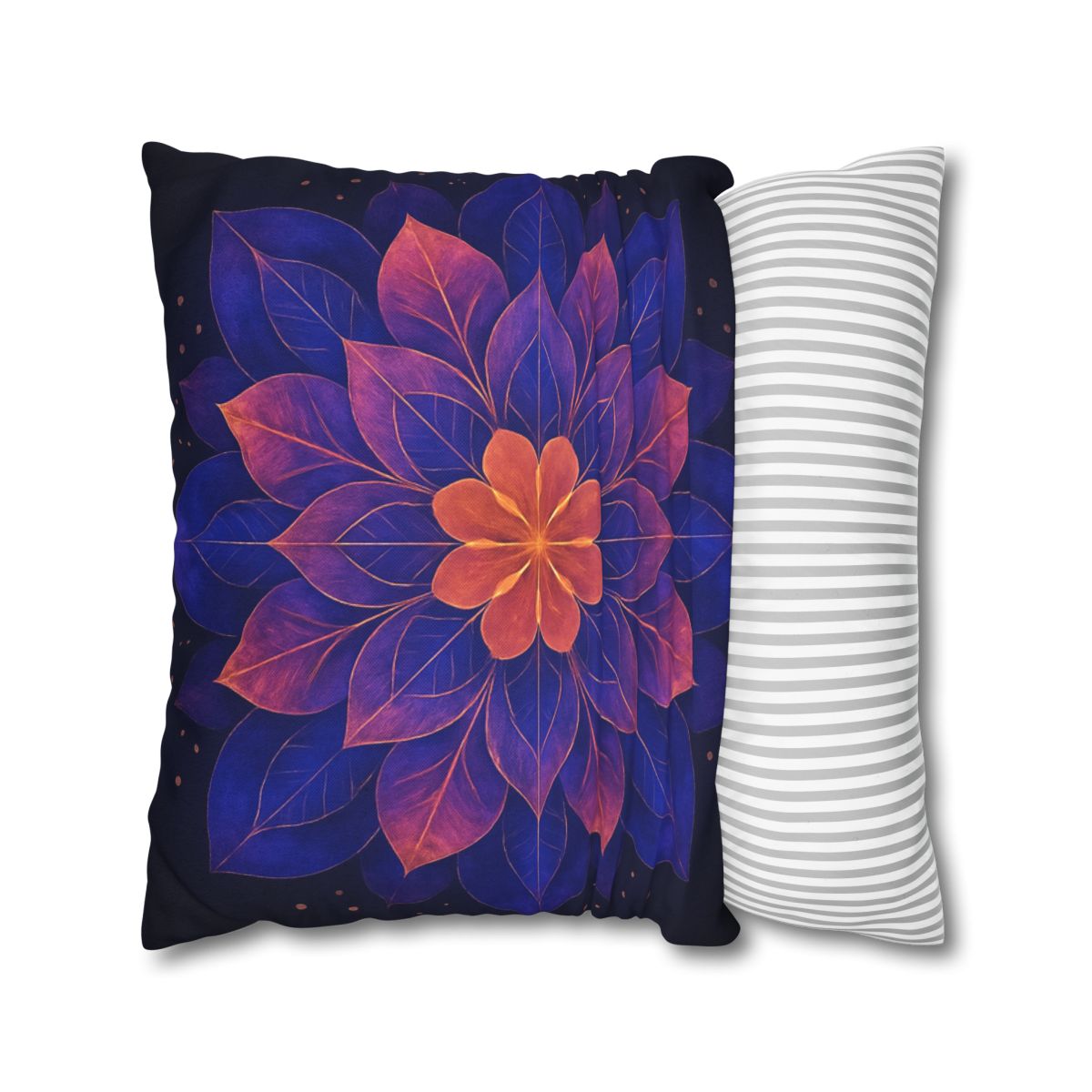 Petal Prism Mandala trendy patterned pillow cases